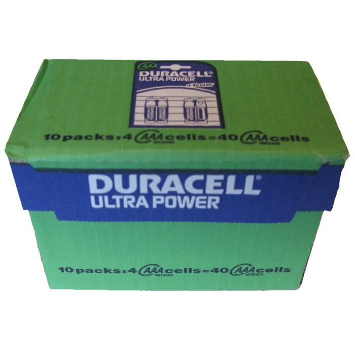 Piles Duracell Ultra Power AAA LR03 carton de 40 piles - MABOX -  Informatique