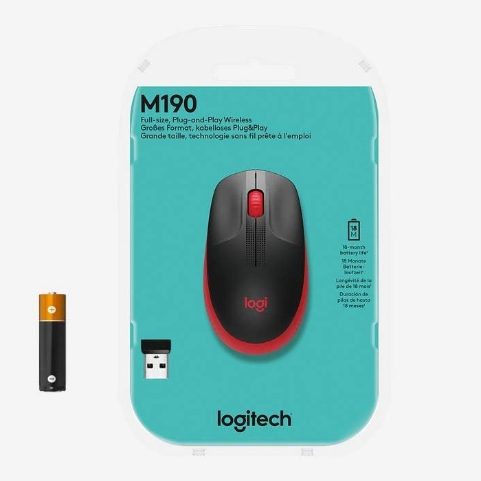 Logitech M590 - souris sans fil silencieuse - rouge