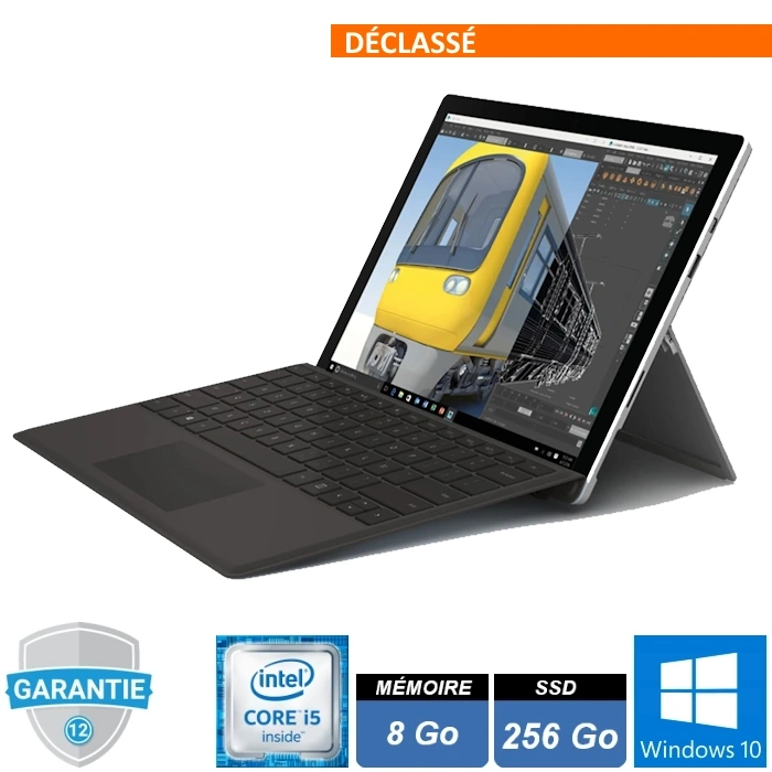 Tablette Tactile Microsoft Surface Pro 4 i7 Gen 6 16Go RAM 256Go SSD  Windows 10 [Reconditionné : 599€ !] 